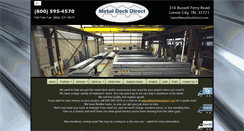 Desktop Screenshot of metaldeckdirect.com